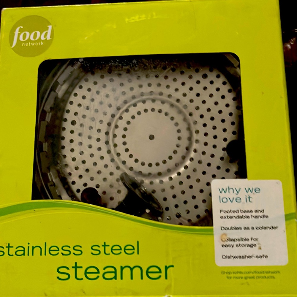 Stainless steel steamer